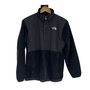 The North Face Girls Black Denali Full-Zip Fleece Jacket Size XL